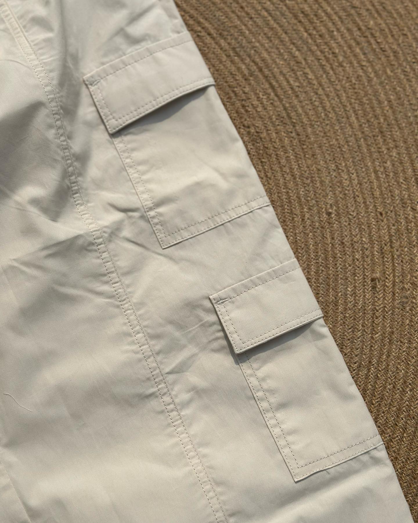 Parachute Pant - Off White by Aaj-Kaal