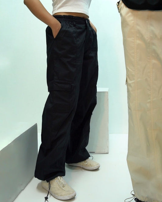 Parachute Pant - Black by Aaj-Kaal