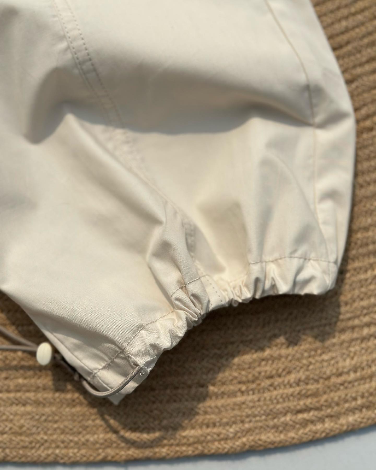 Parachute Pant - Off White by Aaj-Kaal