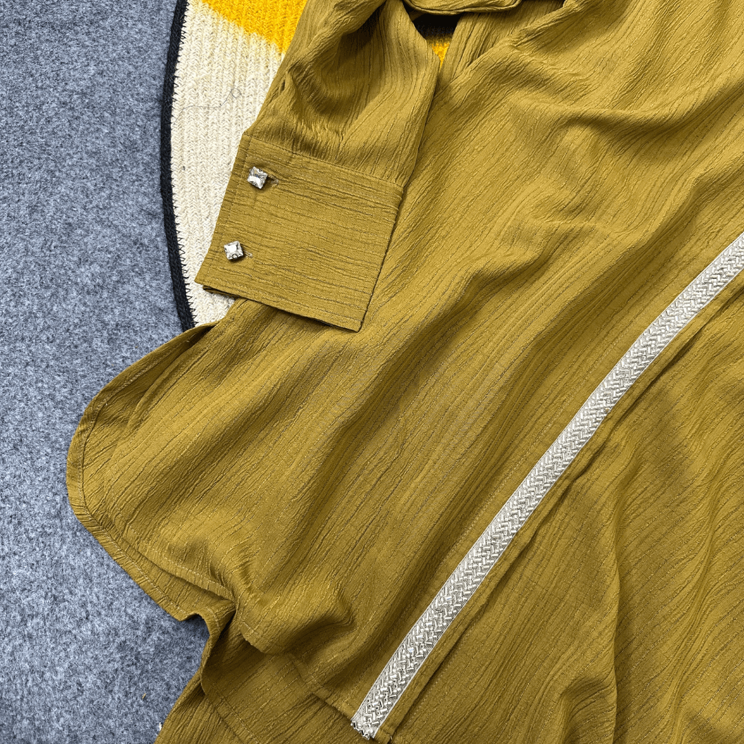 Ladies Shirt Co-Ord 2 - Warm Olive
