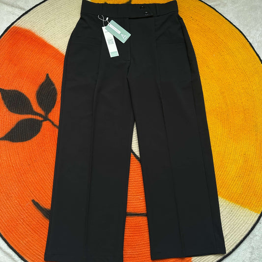Premium Wide Leg Pants - Black