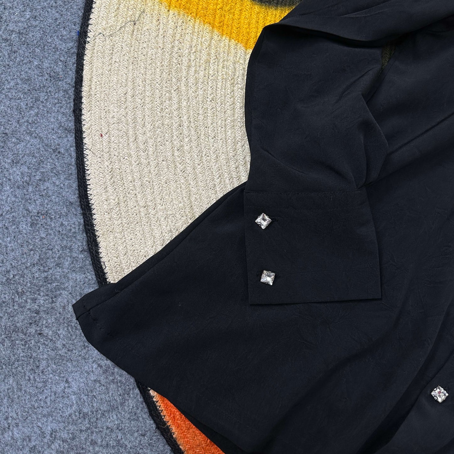 Ladies Cuban Shirt 2 - Black