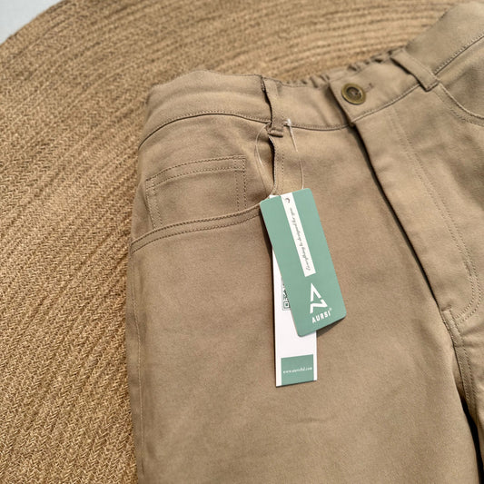 Unisex Twill Baggy Pant - Beige