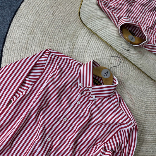 Men's Full Sleeve Striped Shirt 005