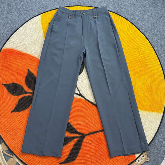 Unisex Formal Baggy Pant - Dark Ash