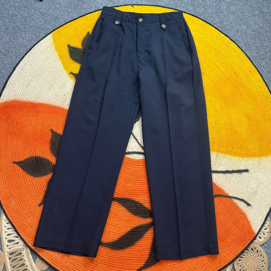 Unisex Formal Baggy Pant - Navy