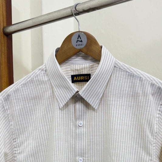 Old Money Striped Shirt 002