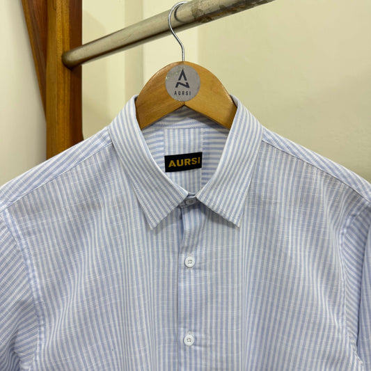 Old Money Striped Shirt 001