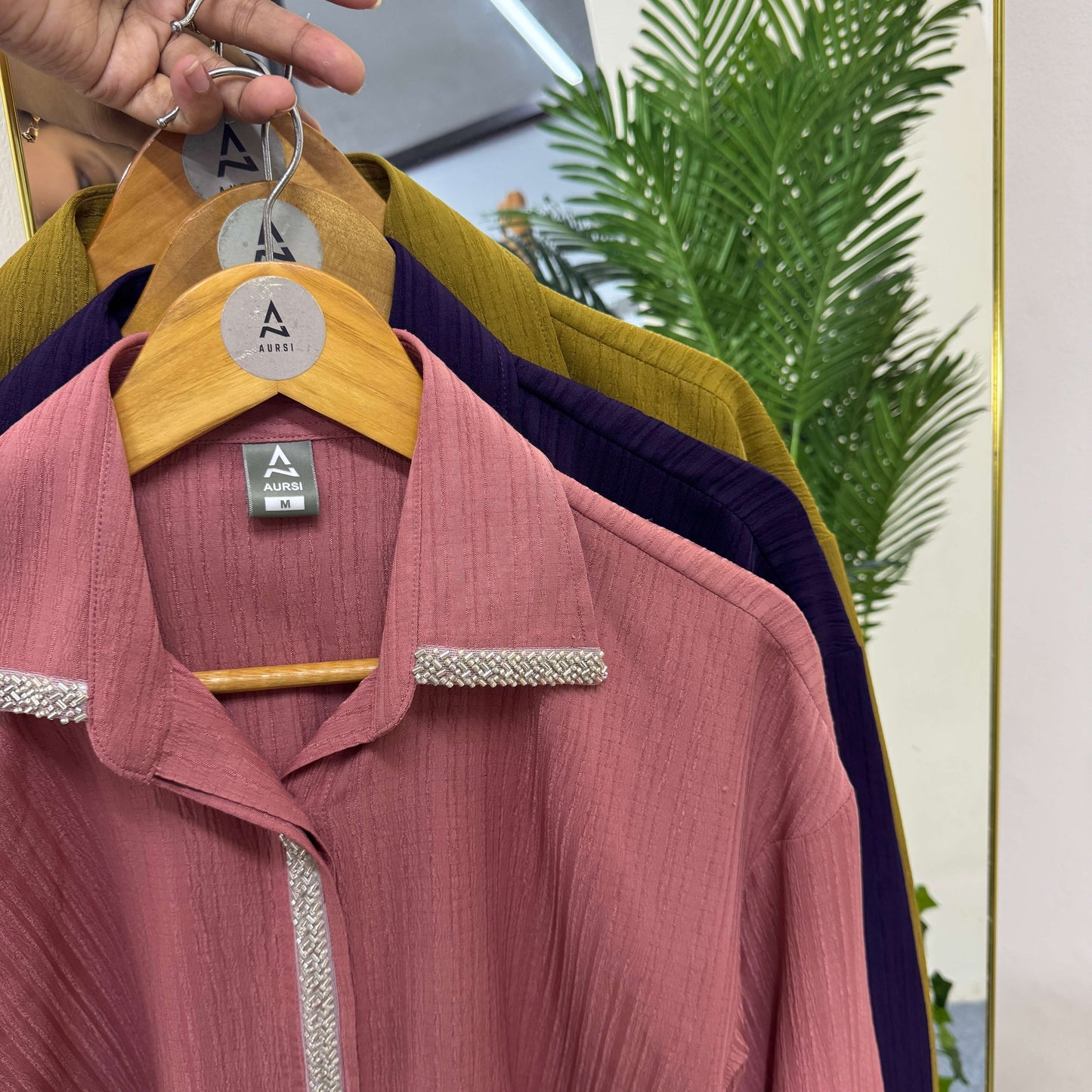 Ladies Shirt Co-Ord 2 - Pink
