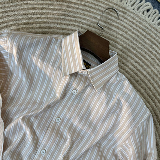 Men's Full Sleeve Striped Shirt 008