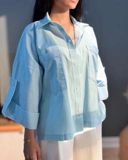 Loose Fitted Ladies Shirt 005 by AURSI