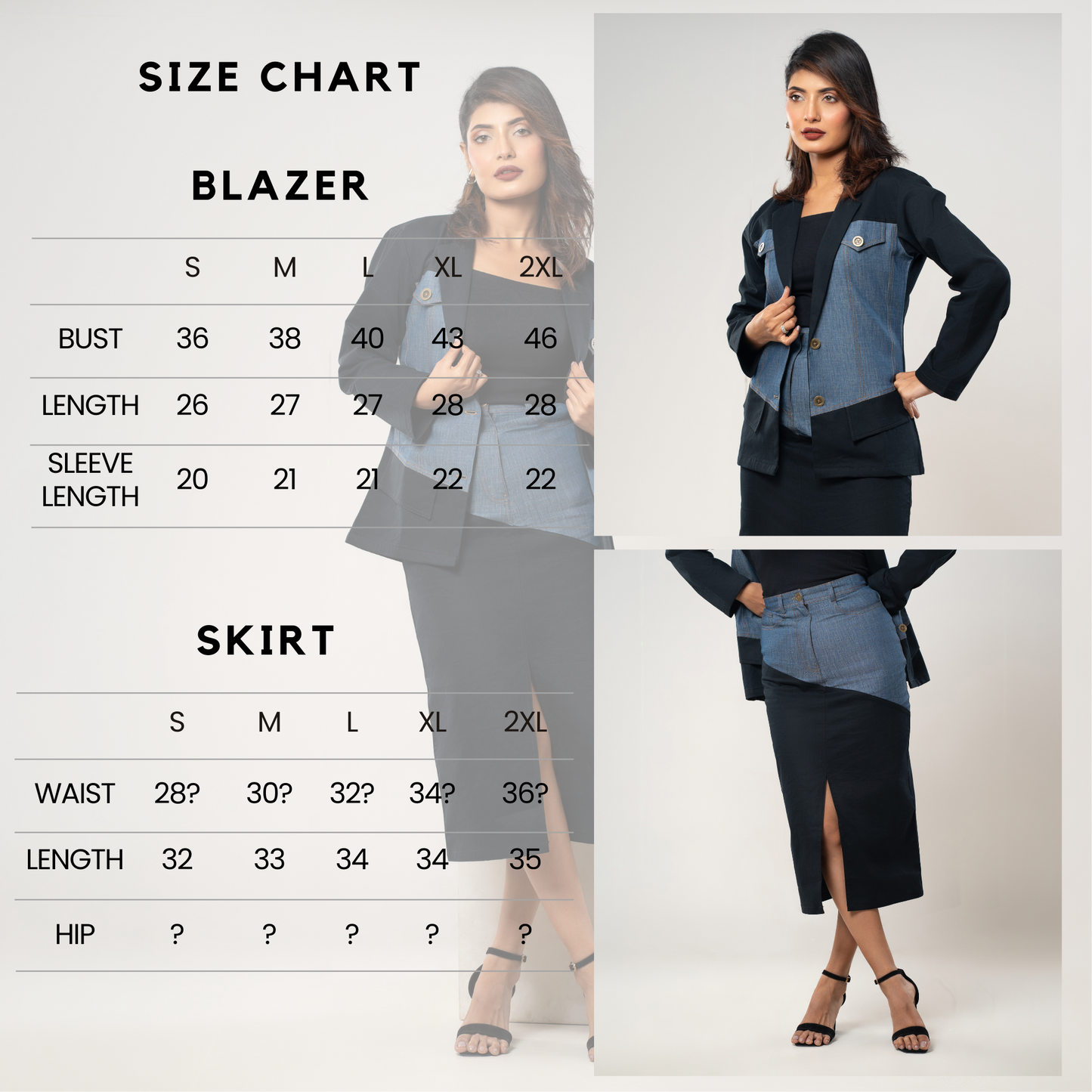 Custom Order Blazer & Skirt Set