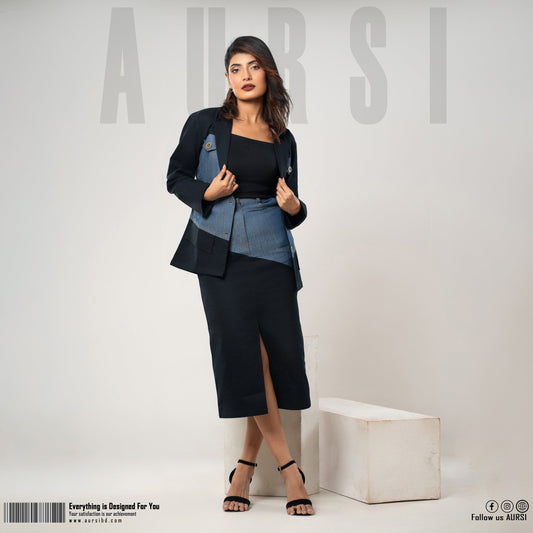 Custom Order Blazer & Skirt Set