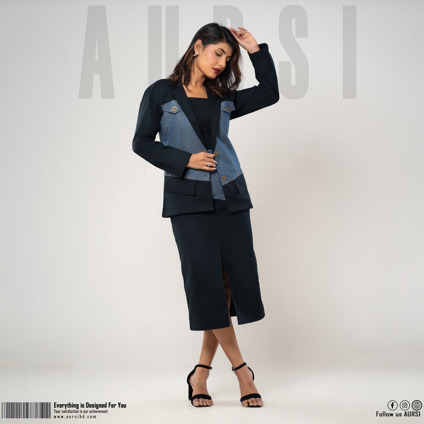Custom Order Blazer & Skirt Set