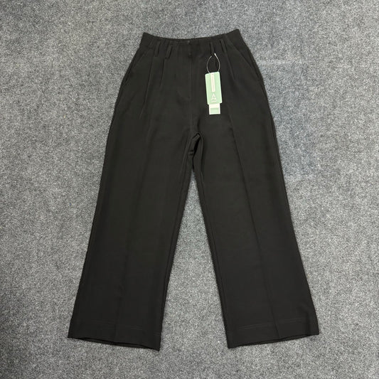 Loose Fitted Wide Leg Pants - Black