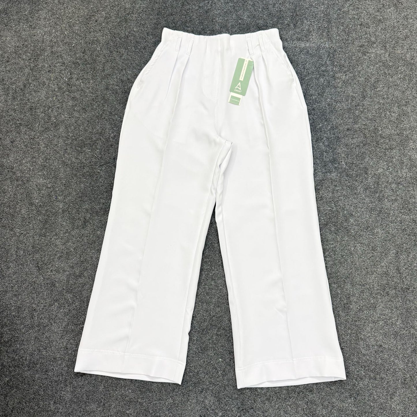 Loose Fitted Wide Leg Pants - White
