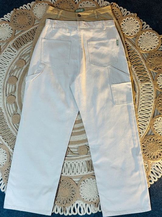 Carpenter Twill Baggy (04) -Off White