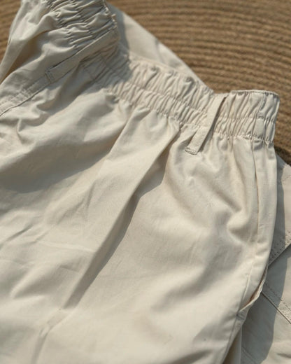 Parachute Pant - Off White by Aaj-Kaal