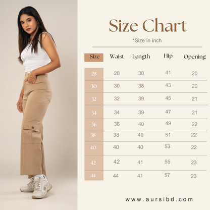8 Pocket Twill Cargo Pant Non-Stretchable