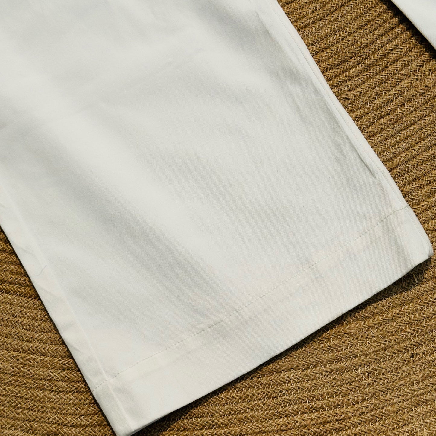 Unisex Twill Baggy Pant - Off White