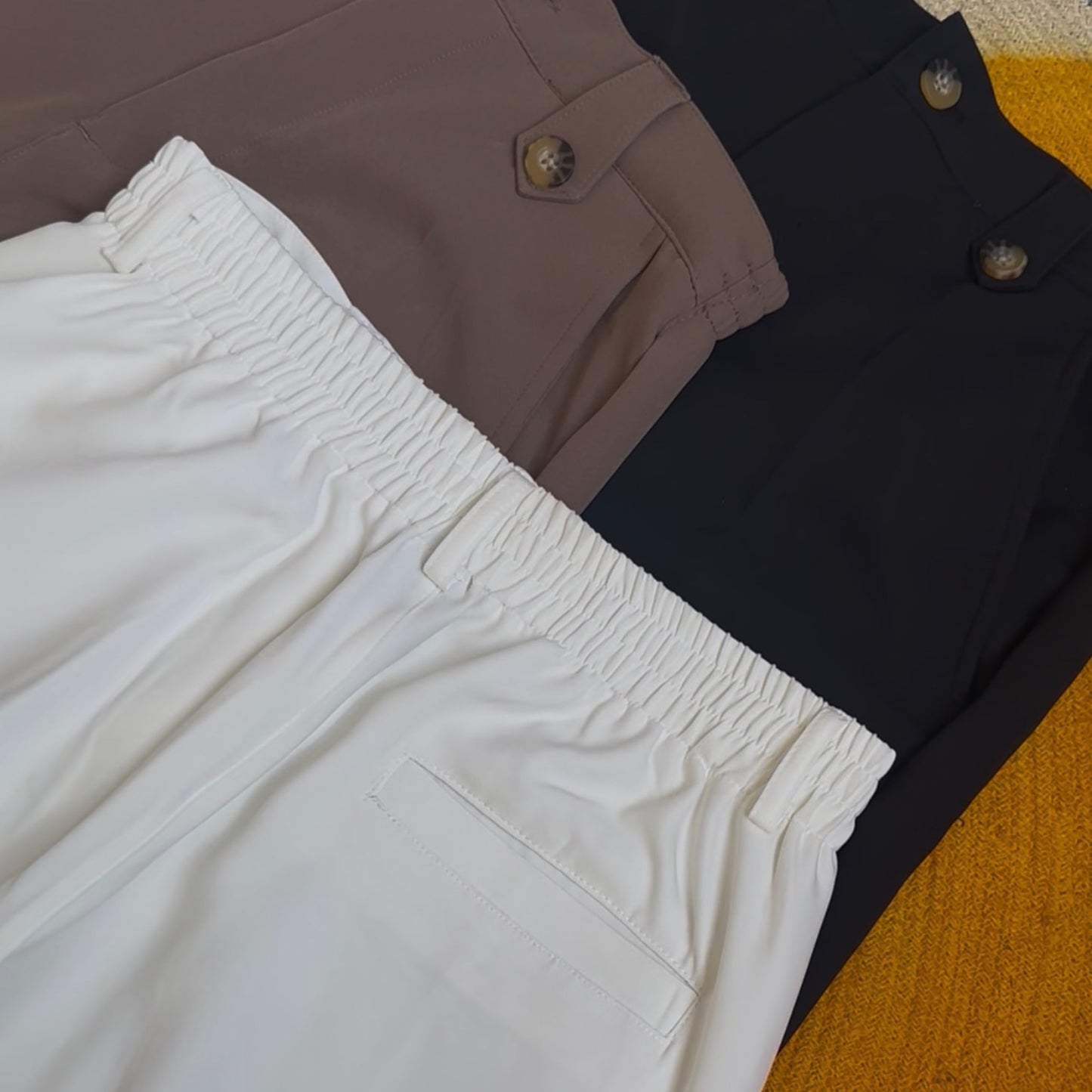 Unisex Formal Baggy Pant - Beige