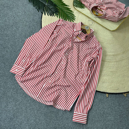 Men's Full Sleeve Striped Shirt 005