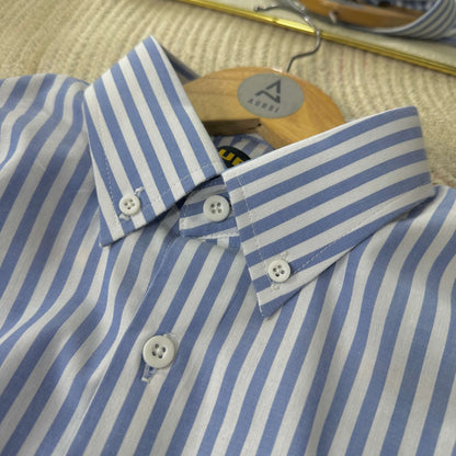 Men's Full Sleeve Striped Shirt 004