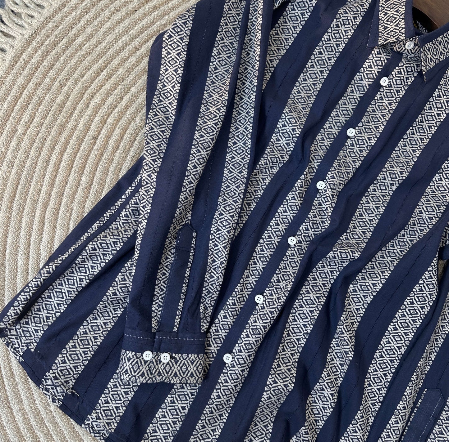 Men's Full Sleeve Striped Shirt 006