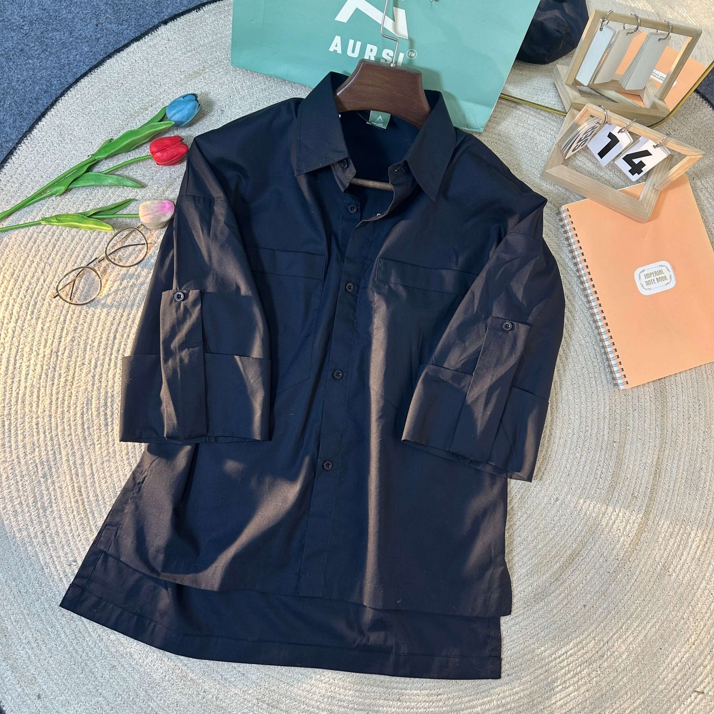 Loose Fitted Ladies Shirt 005 by AURSI