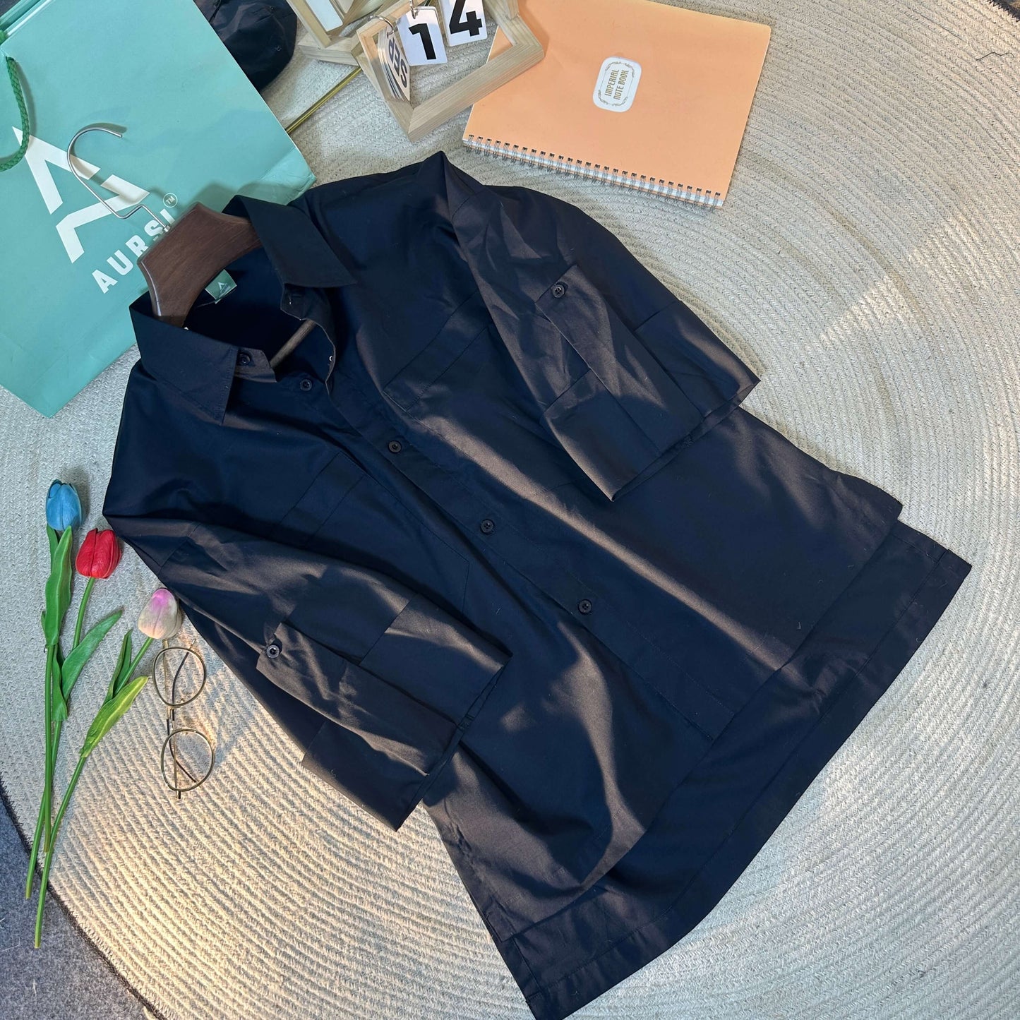 Ladies Shirt 005 (Black)