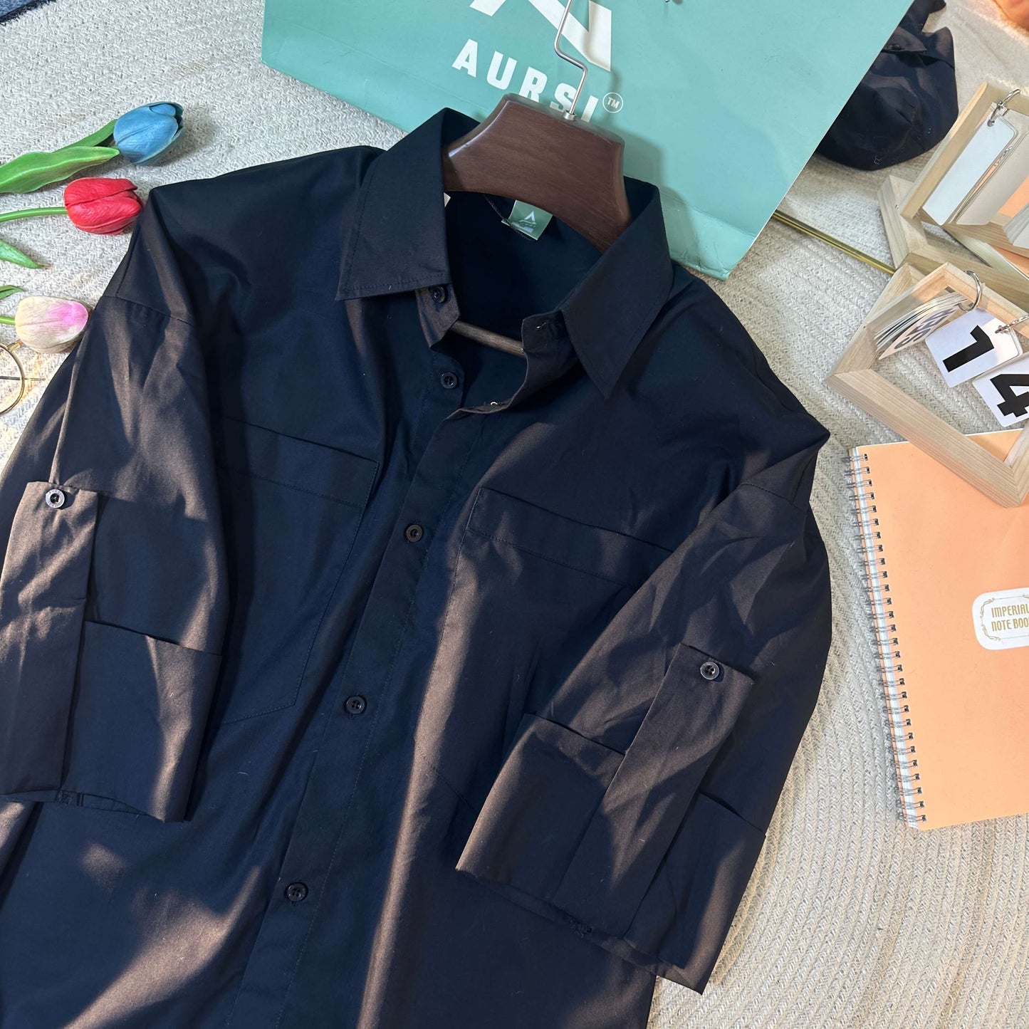 Ladies Shirt 005 (Black)