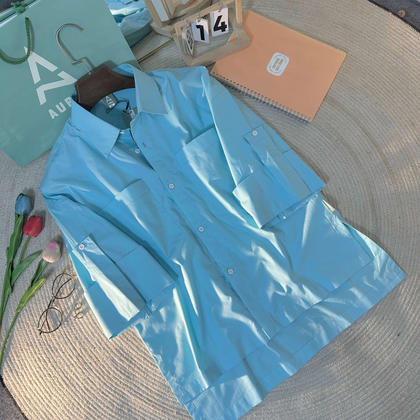 Loose Fitted Ladies Shirt 005 by AURSI