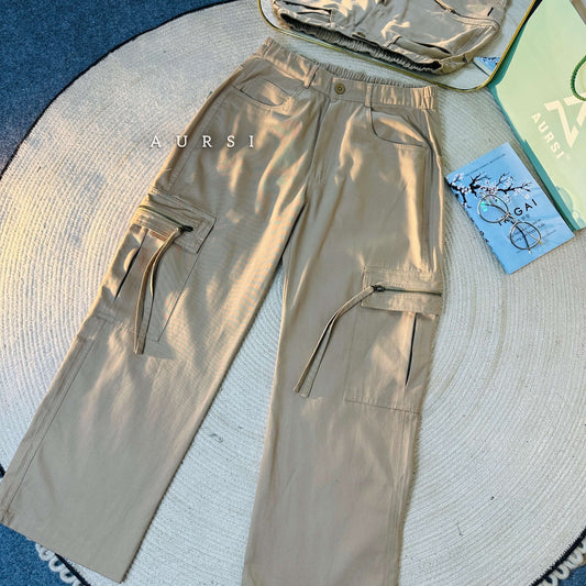 Unisex Baggy Cargo Pant 004 (Beige)