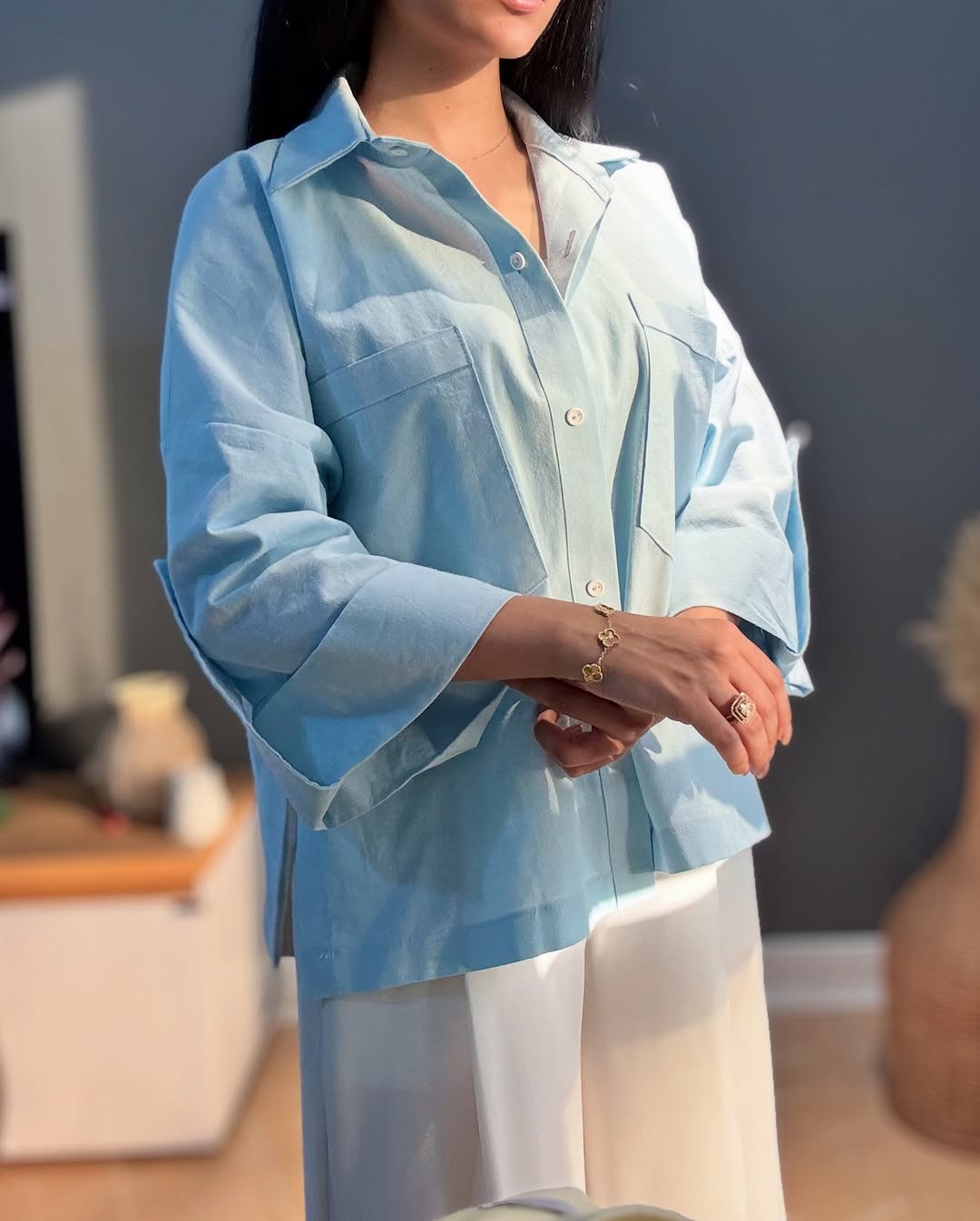 Loose Fitted Ladies Shirt 005 by AURSI