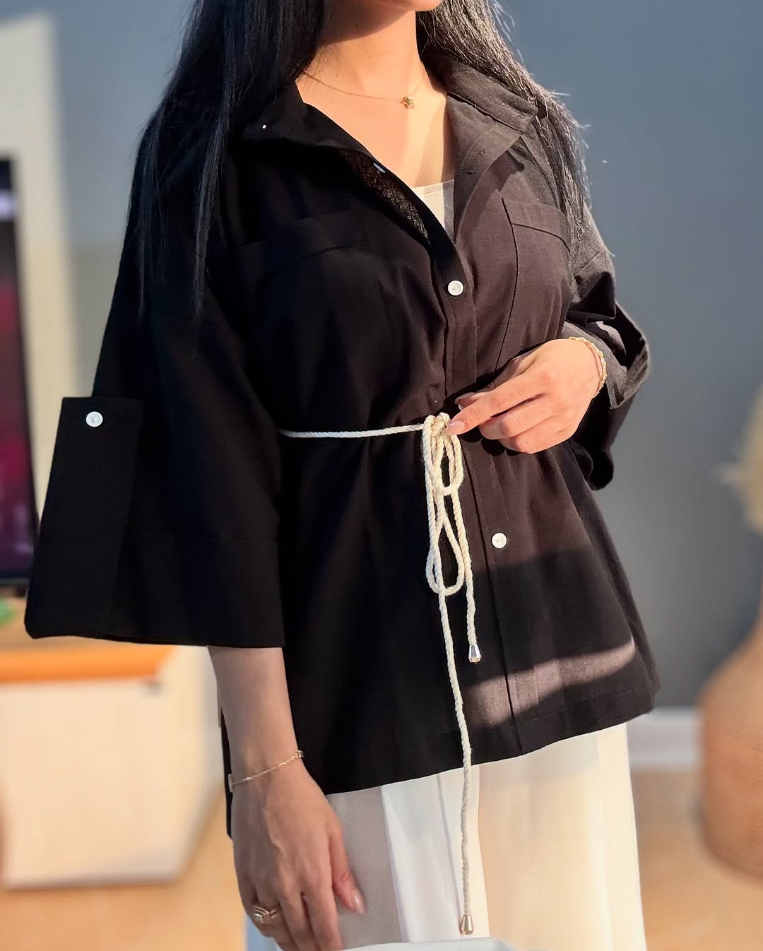 Loose Fitted Ladies Shirt 005 by AURSI