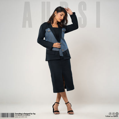 Custom Order Blazer & Skirt Set