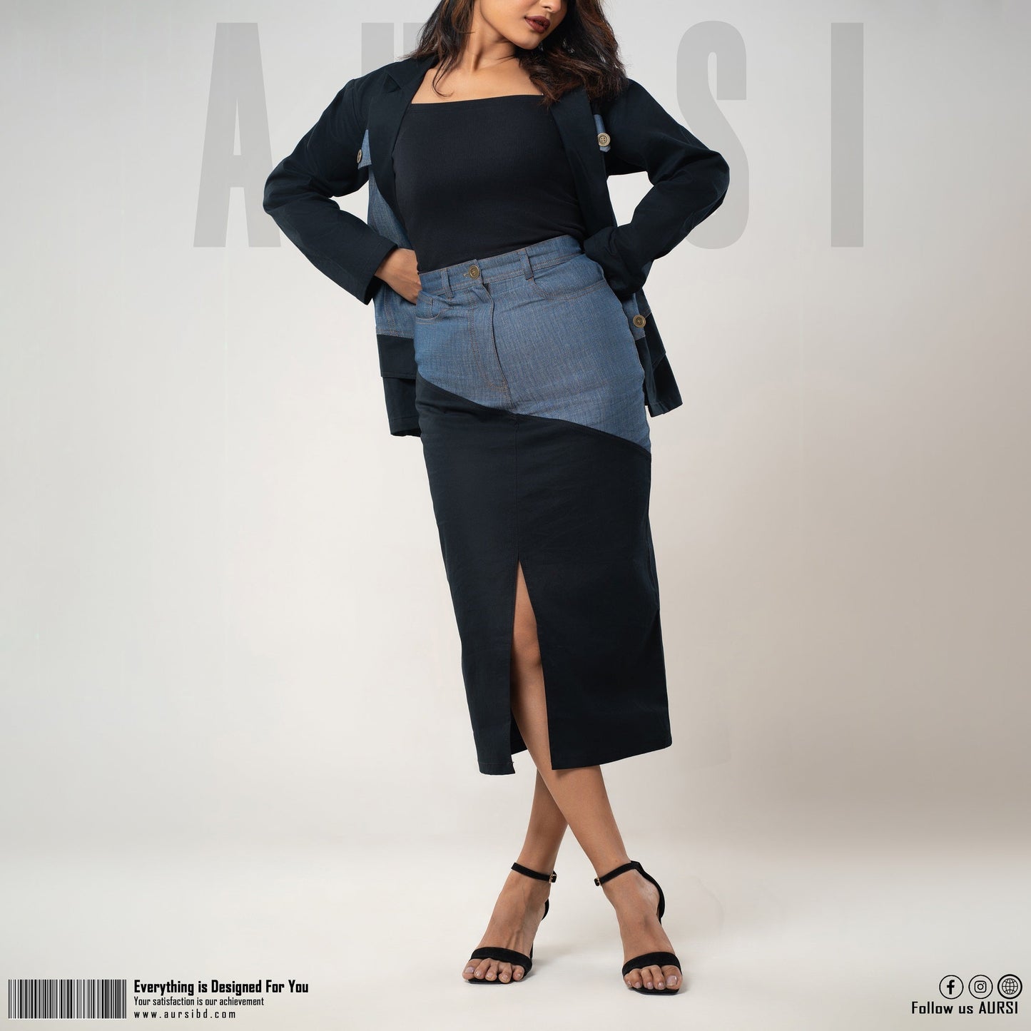 Custom Order Blazer & Skirt Set