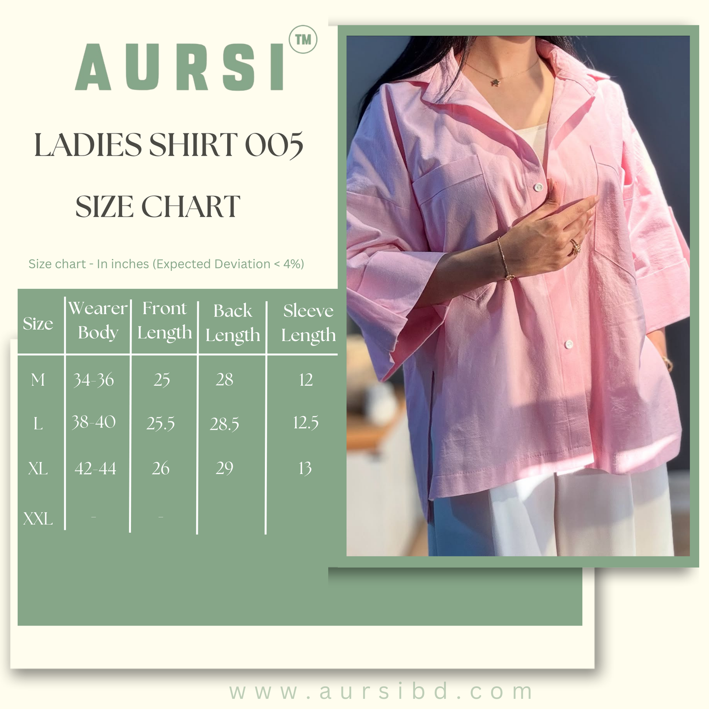 Ladies Shirt 005 (Black)