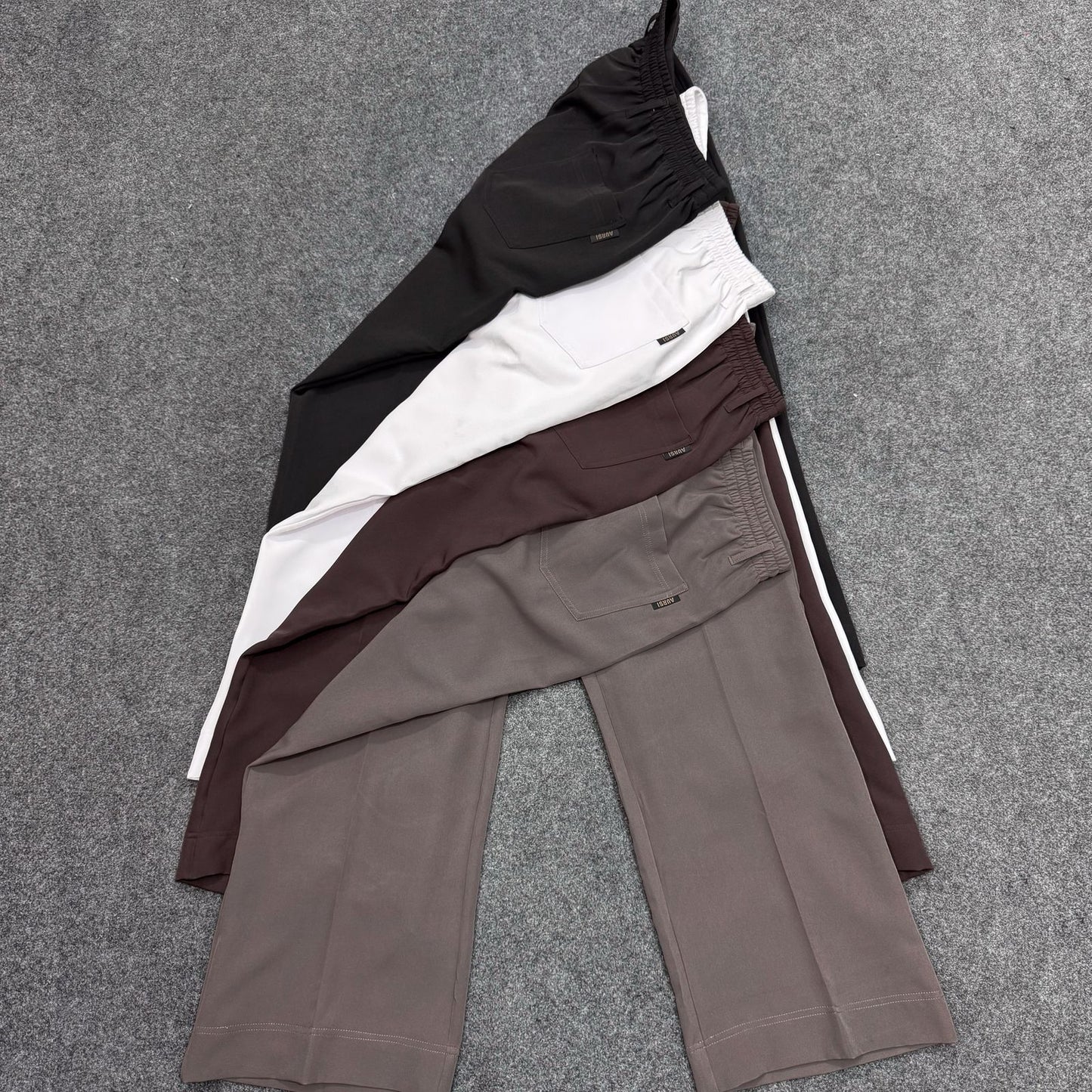 Loose Fitted Wide Leg Pants - Chocolate