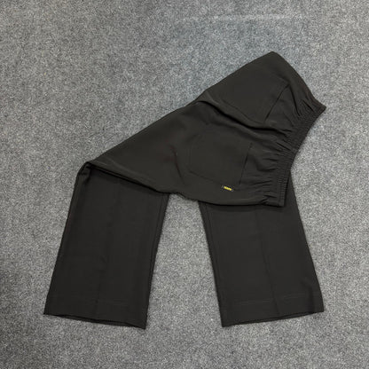 Loose Fitted Wide Leg Pants - Black
