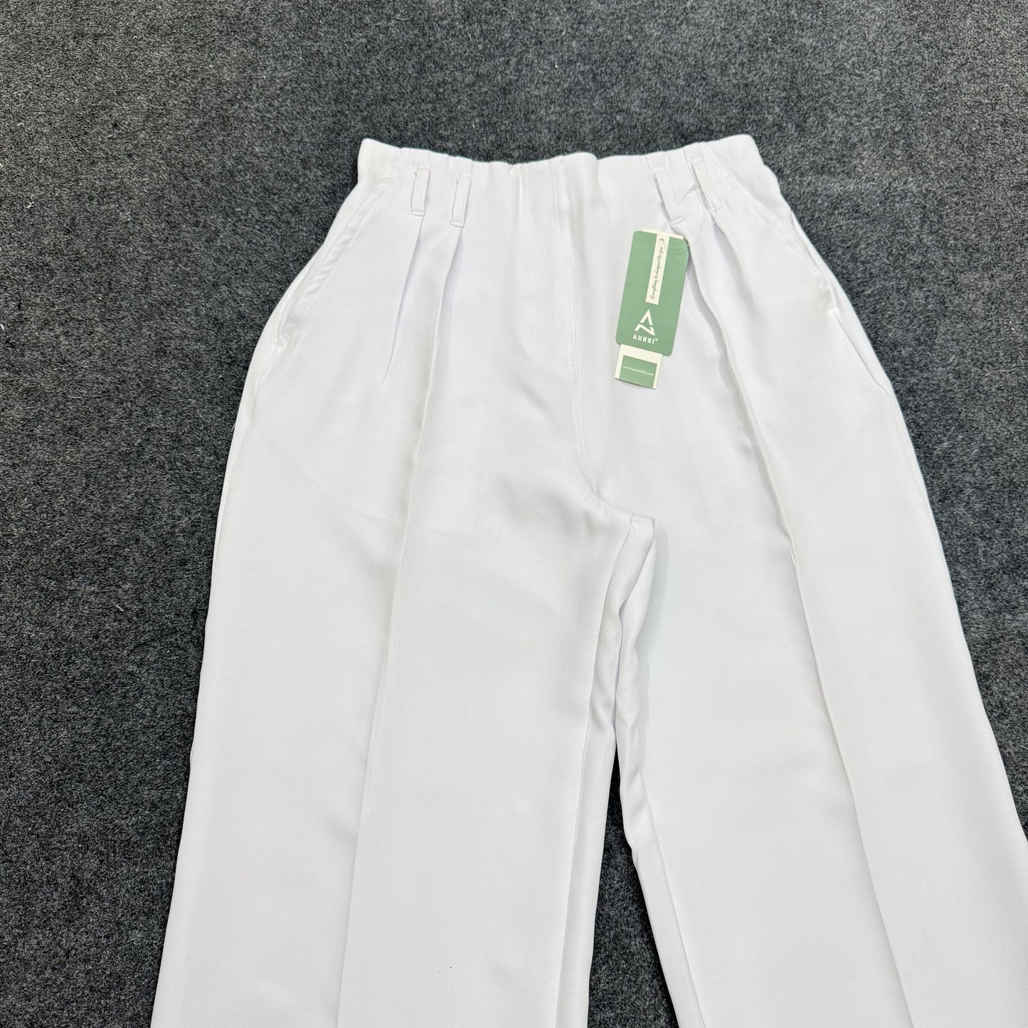 Loose Fitted Wide Leg Pants - White