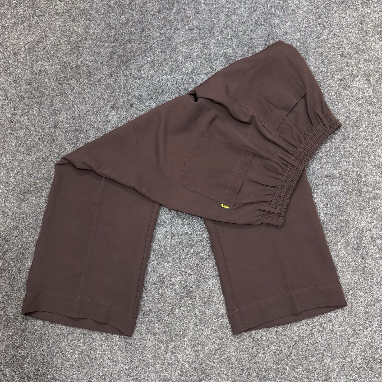 Loose Fitted Wide Leg Pants - Chocolate