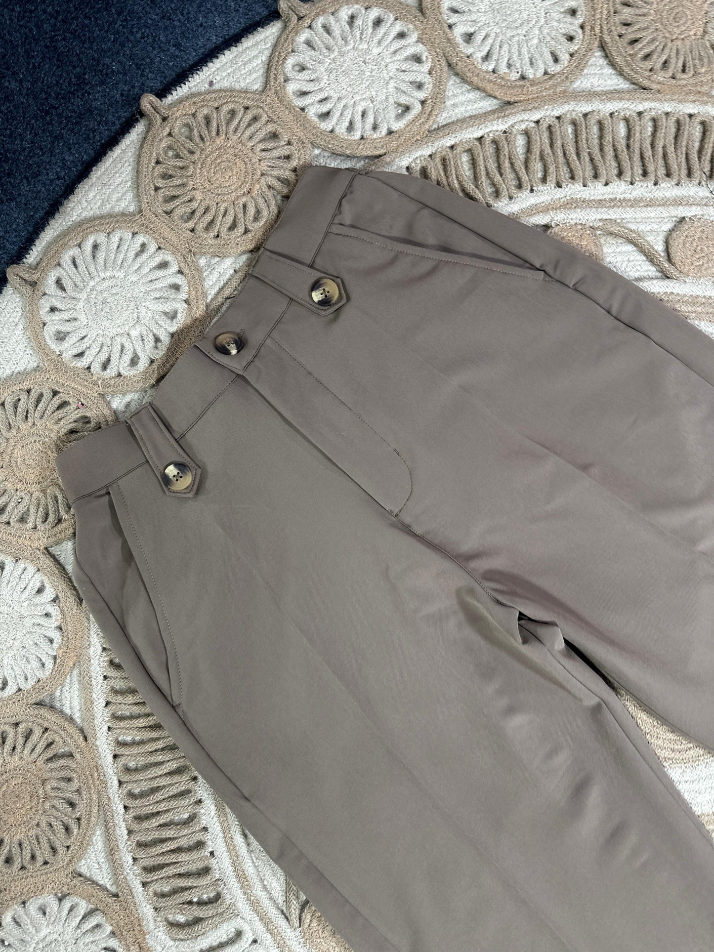 Formal Baggy Pant-Beige