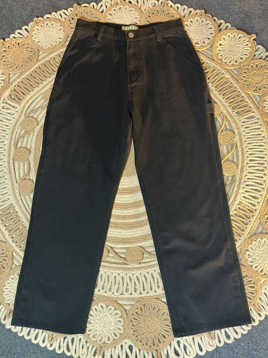 Carpenter Twill Baggy (04) -Black