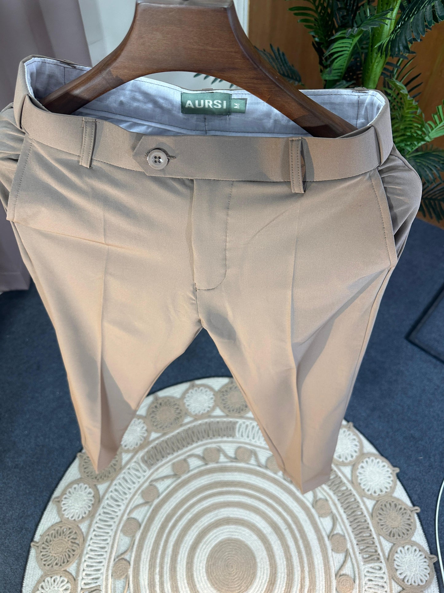 Men's Formal Pant-Beige