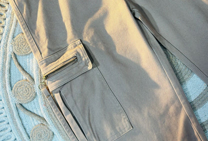 Gabardine Cargo Pant (Beige)