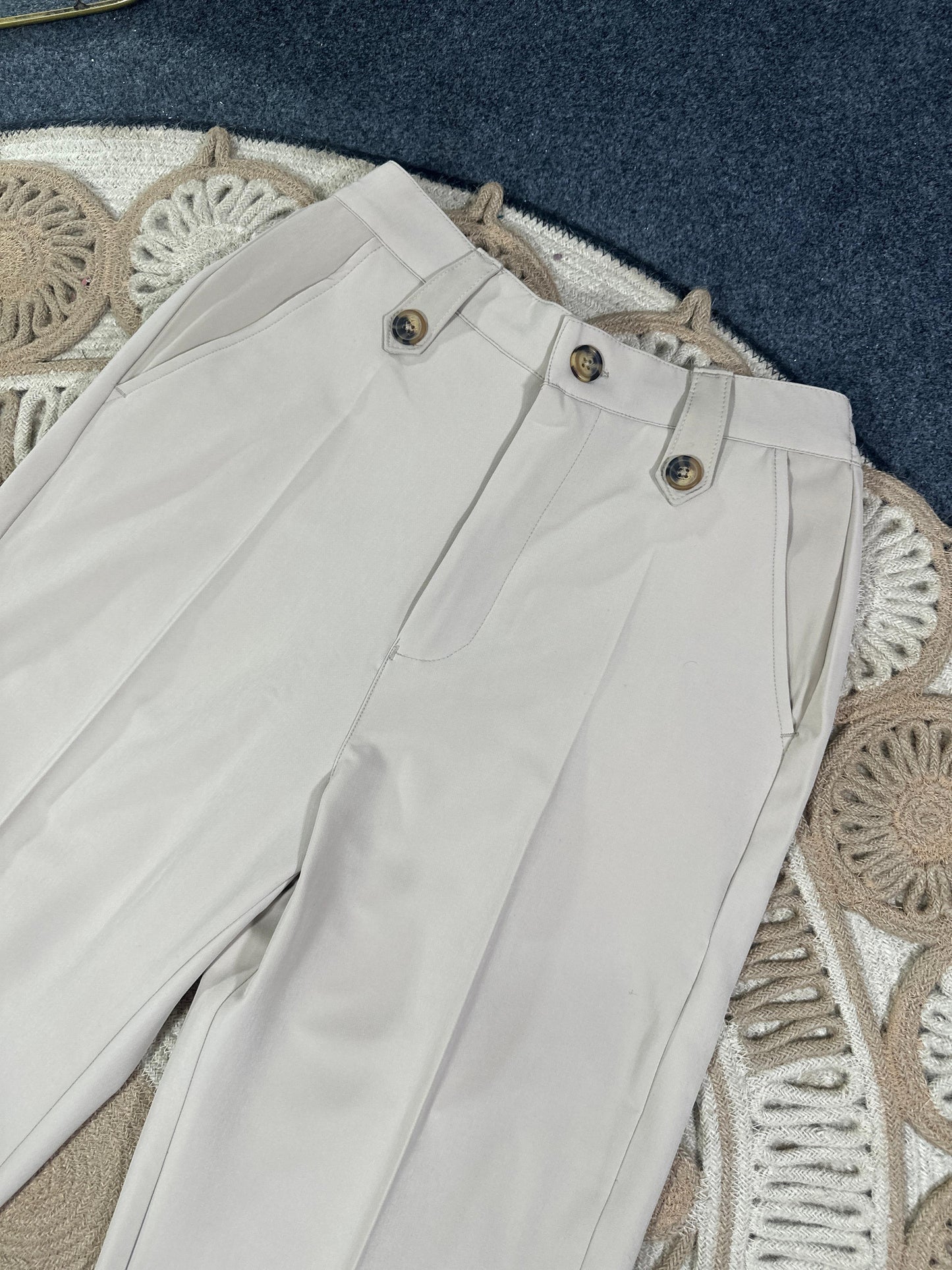 Formal Baggy Pant- Off White