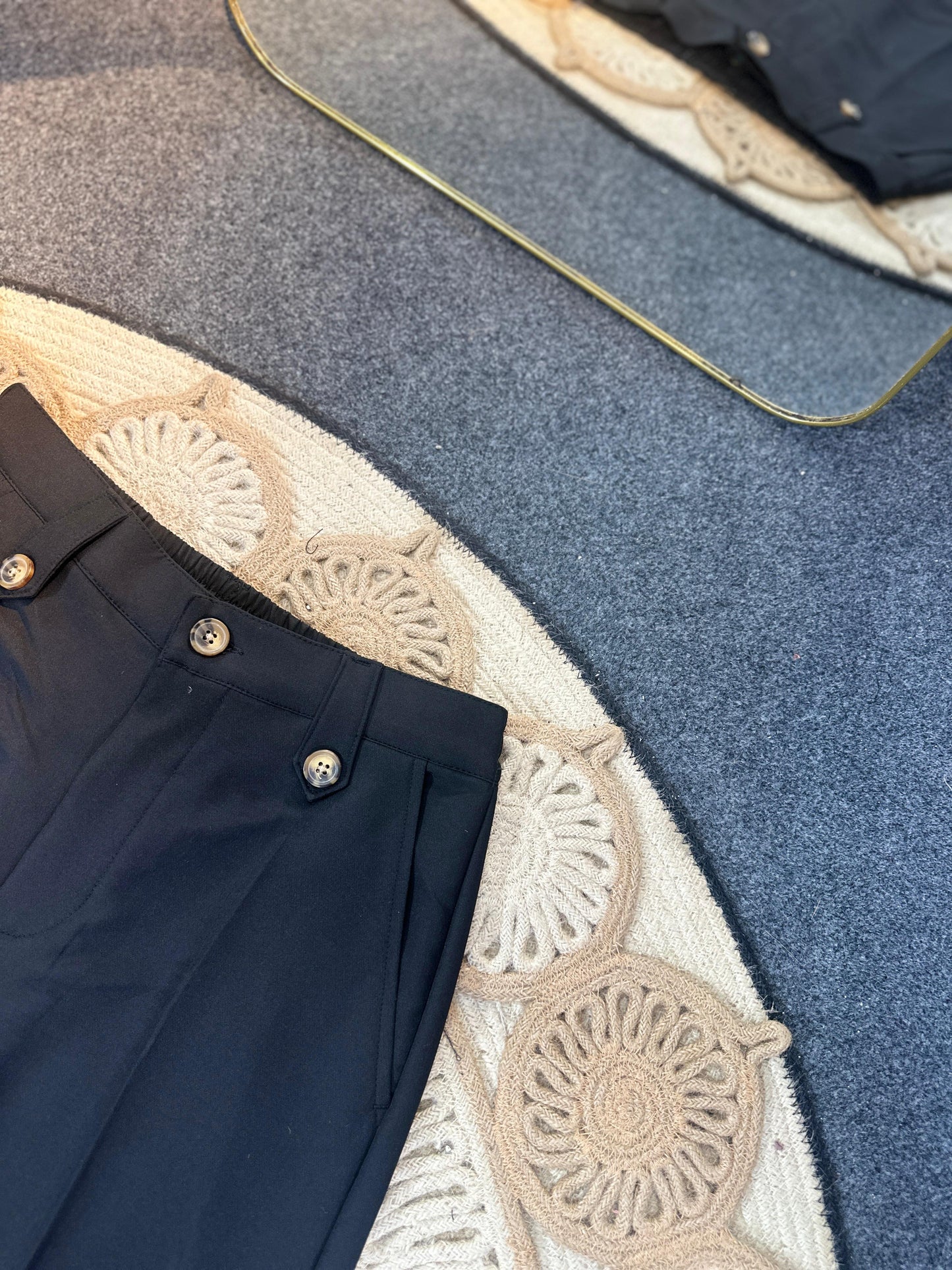 Formal Baggy Pant- Black