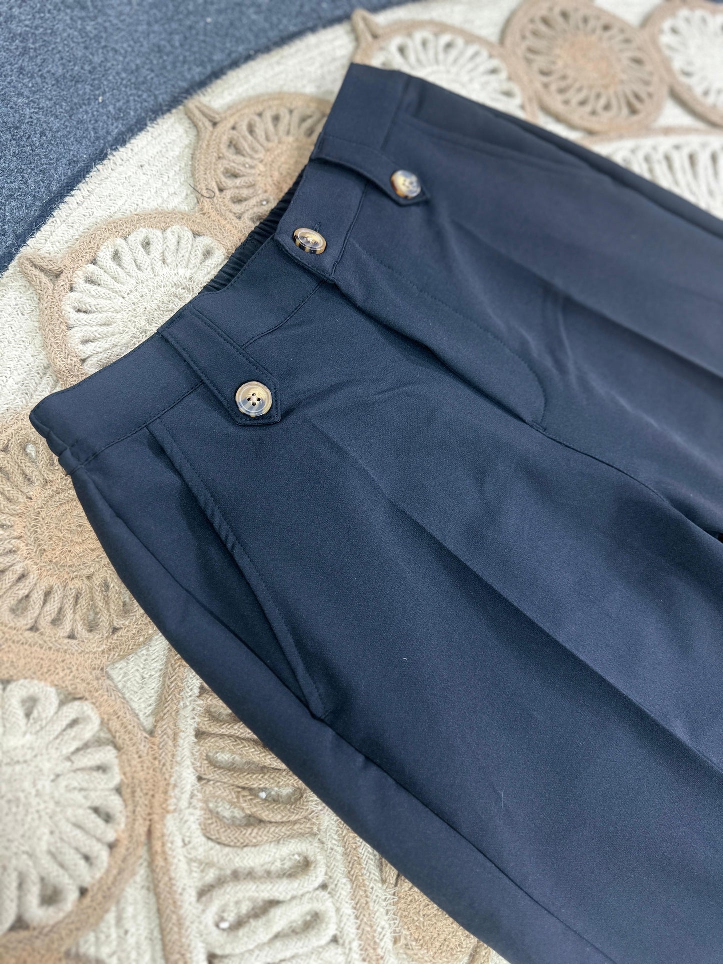 Formal Baggy Pant- Black