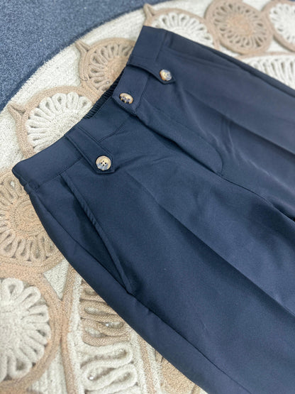 Formal Baggy Pant- Black